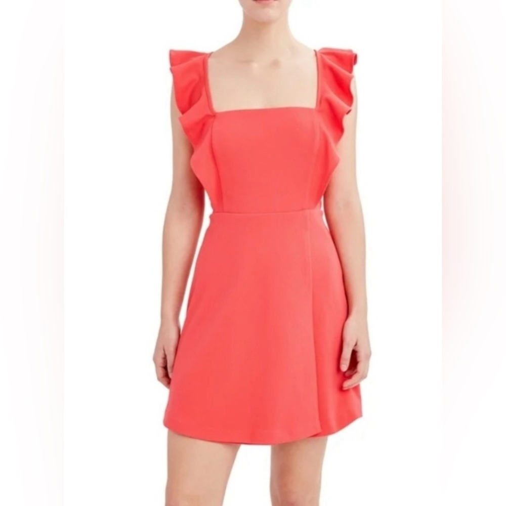 BCBG NWT Red Coral Sleeveless Elegant Mini Dress XXL Size 20